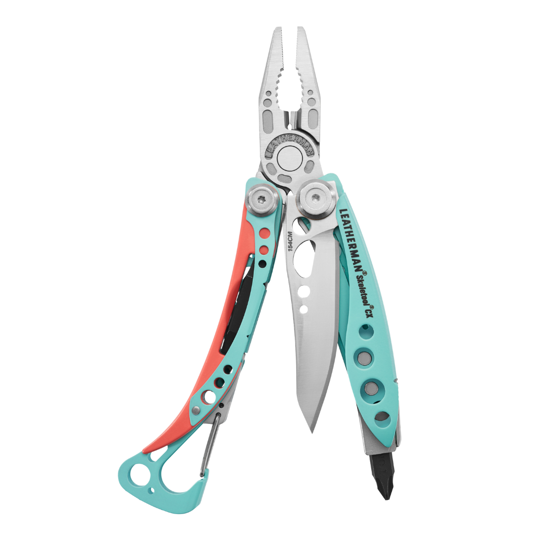 Leatherman skeletool cx multi tool 7 tools stainless steel