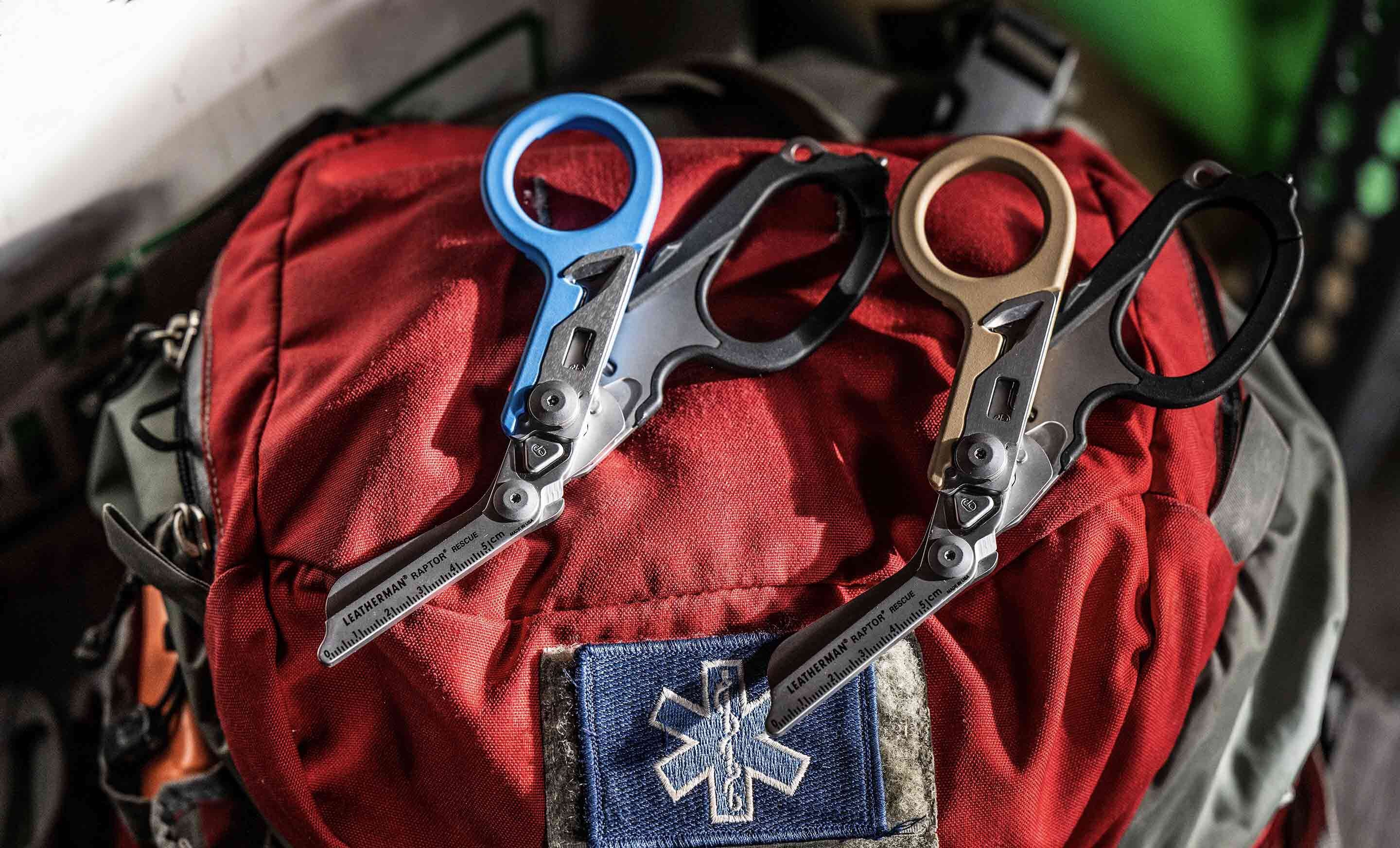 Leatherman Raptor Rescue | Medical Shears + Holster | Black | Tan ...