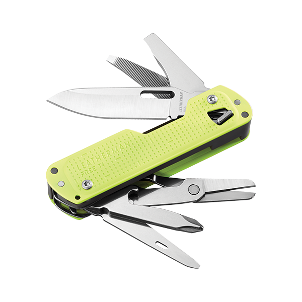 Leatherman FREE™ T4 | Multi Tool | 12 Tools | Lunar | Artic