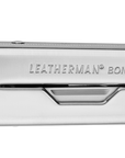 Closed Front view of the stainless steel Leatherman Bond multi-tool 